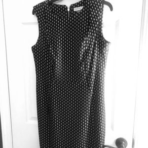 Black and white Calvin Klein sheath